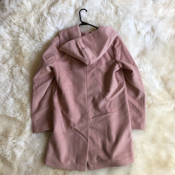 Sam Edelman Shawl Collar Hooded Coat in Blush 10 - Picture 7 of 8
